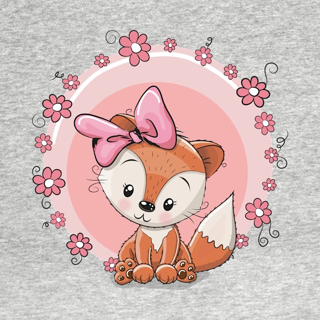 Cute Little Fox by JB's Design Store